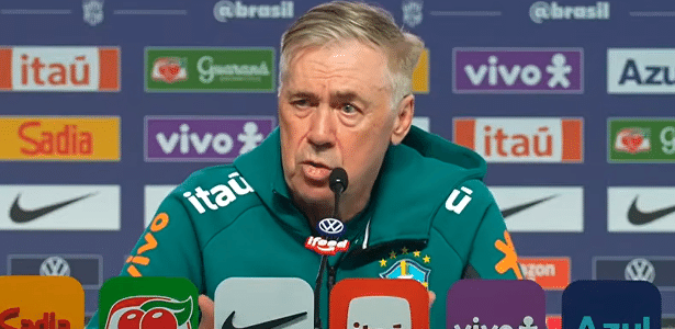 Ancelotti comenta ausência de ídolos na seleção: 'Não temos Pelé, Romário, Ronaldo'