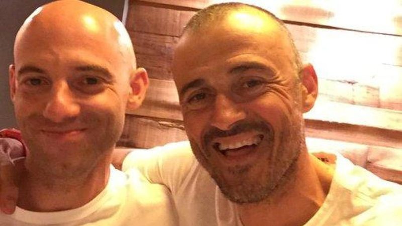 Luis Enrique celebra la vittoria con una dedica speciale a Claudio Bisceglia