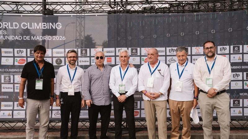 Instituciones apoyan con fervor la Copa del Mundo de Escalada en Madrid 2026
