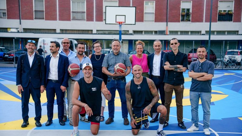 Piazza Paci: il basket trasforma la Barona in un simbolo di inclusione