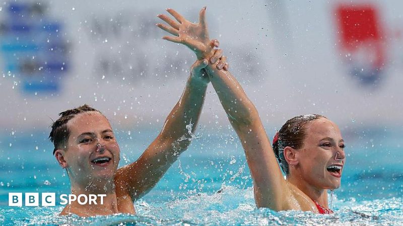 Isabelle Thorpe and Ranjuo Tomblin Shine with Gold at Artistic Swimming World Cup