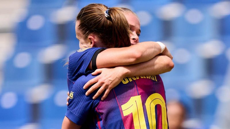 El Barça cierra la Liga F con una goleada contundente ante el Madrid CFF