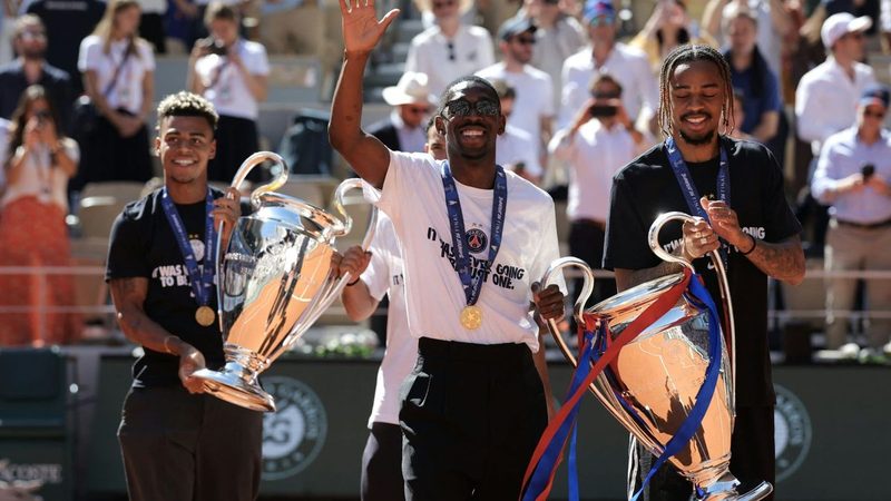Paris Saint-Germain feiert Champions-League-Sieg bei den French Open