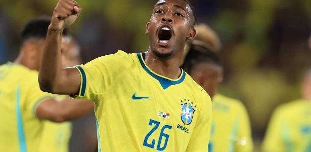 Rayan brilha com golaço e conquista torcida em vitória do Brasil sobre o Panamá