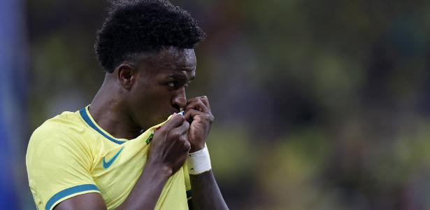 Vini Júnior celebra retorno de Neymar à seleção e destaca goleada do Brasil