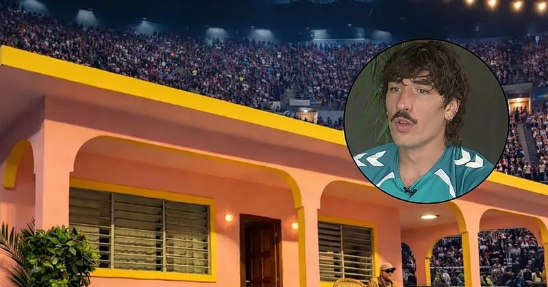 Héctor Bellerín sorprende en La Casita de Bad Bunny junto a Los Javis