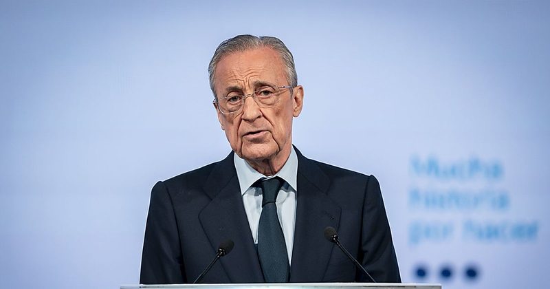 Florentino Pérez defiende la propiedad del Madrid y arremete contra Riquelme