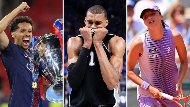 Le PSG brille en Ligue des champions, Wembanyama en finale NBA et surprises à Roland-Garros