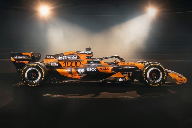 McLaren homenageia 1.000 GPs na F1 com pintura especial em Mônaco e Barcelona