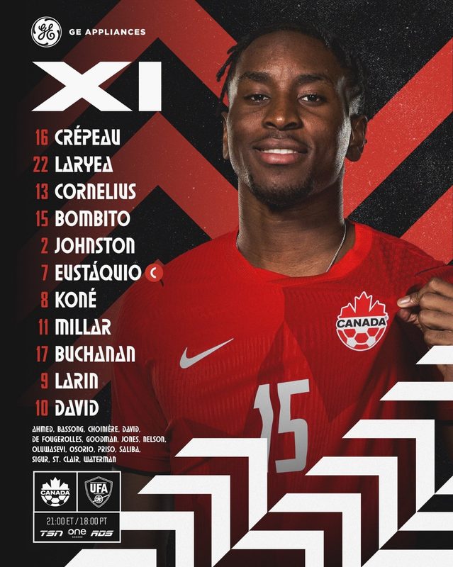 Zagueiro Moïse Bombito preocupa torcida do Canadá em amistoso antes da Copa do Mundo