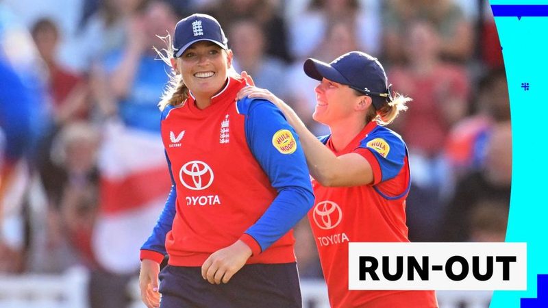 Sophie Ecclestone's Stunning Fielding Sends Yastika Bhatia Packing in 3rd T20