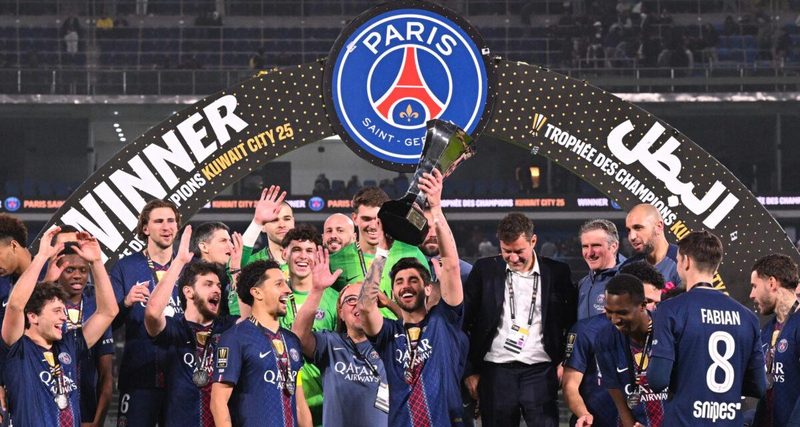 PSG affronte le RC Lens au Trophée des Champions : tirage au sort pour le club hôte