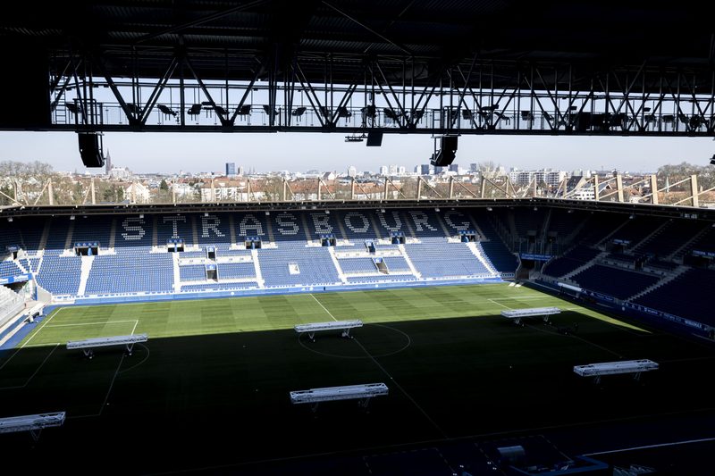Le Racing Club de Strasbourg Alsace dans le ventre mou du classement des pelouses