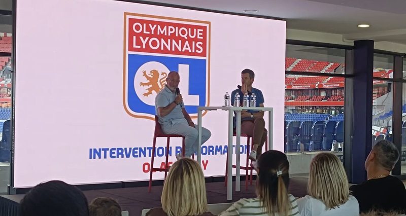 L'Olympique lyonnais accueille Alain Griezmann pour échanger sur le parcours des jeunes joueurs