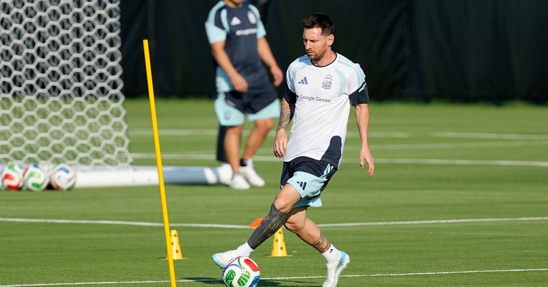 La Selección entrena a puertas abiertas: Messi, los tocados y el posible 11 ante Honduras