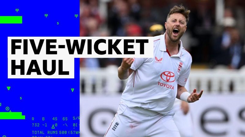 Ollie Robinson's Stellar Comeback: Five Wickets Propel England Against New Zealand