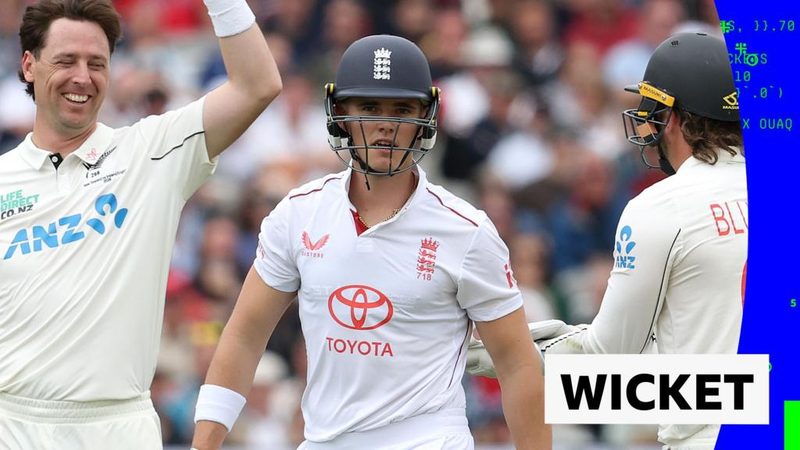 Jacob Bethell's Low Ball Dismissal Highlights England's Test Against New Zealand
