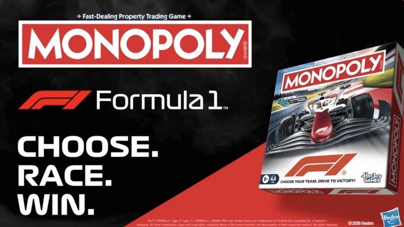 Il Monopoly della Formula 1 trasforma il gioco in una battaglia per il mondiale