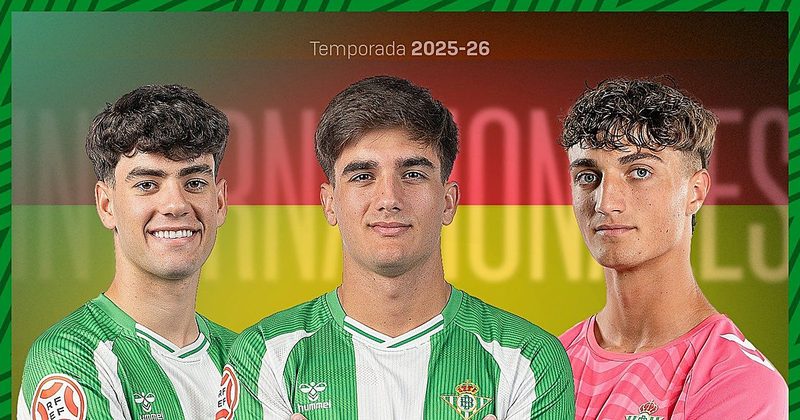 Cuatro futbolistas del Betis se preparan para el Europeo sub 19 con la selección española