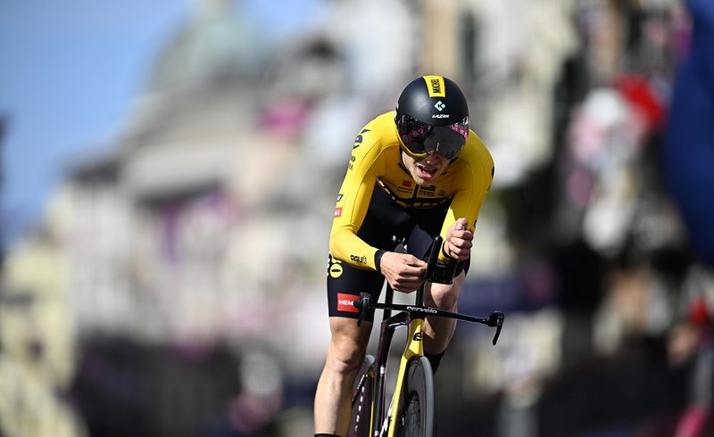 Dominio della Visma nella cronosquadre del Tour Auvergne
