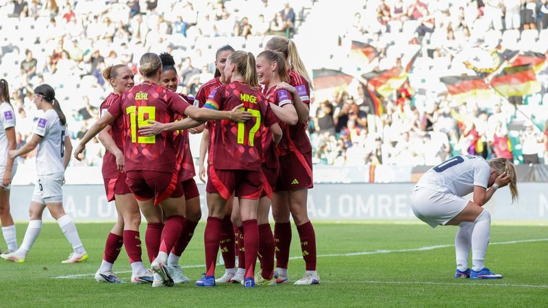 DFB-Frauen sichern sich glanzlosen Sieg in Slowenien und WM-Qualifikation