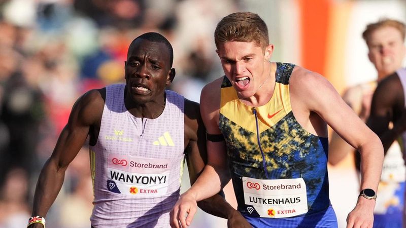 Lutkenhaus trionfa a 17 anni, batte l'olimpionico Wanyonyi negli 800 metri