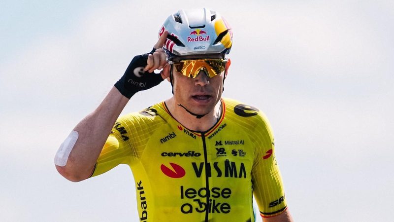 Wout Van Aert brilla en la quinta etapa del Tour de Auvernia-Ródano-Alpes