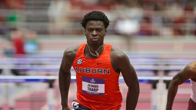 Ja'Kobe Tharp bricht Weltrekord über 110 m Hürden bei NCAA-Meisterschaften