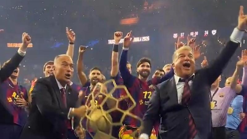 El Barça de balonmano conquista su 50ª Champions y Rafa Yuste elogia a Carlos Ortega