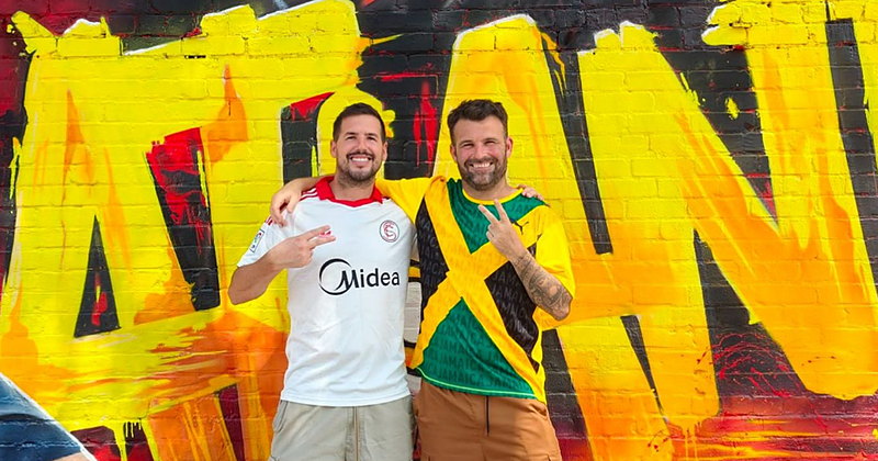 Kato, el artista sevillista que rinde homenaje a España con un mural en Atlanta