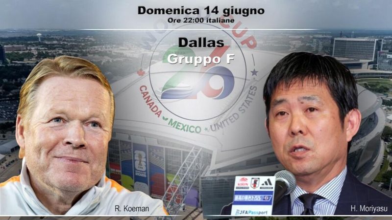Olanda e Giappone si sfidano nel Gruppo F: diretta 0-0 a Dallas