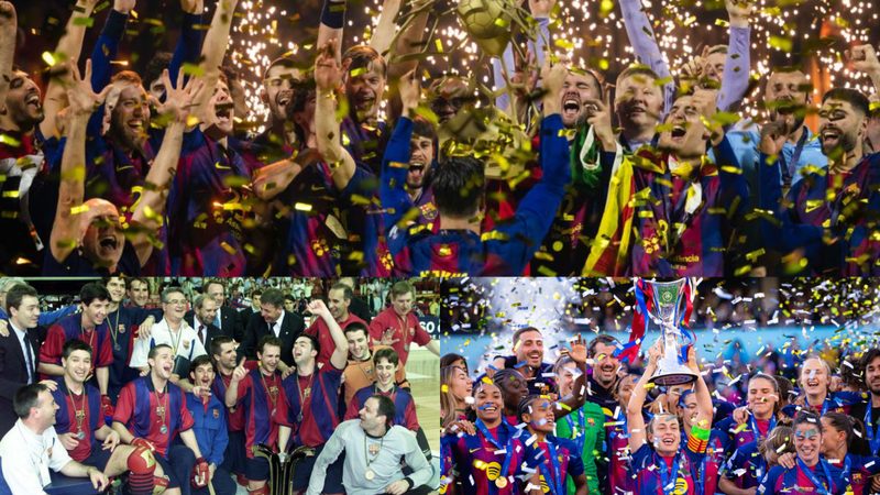 El Barcelona celebra su histórica 50ª Copa de Europa tras vencer al Fuchse Berlín