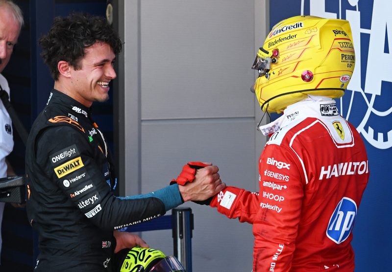 Lando Norris exalta vitória de Hamilton e critica comentários negativos sobre o piloto