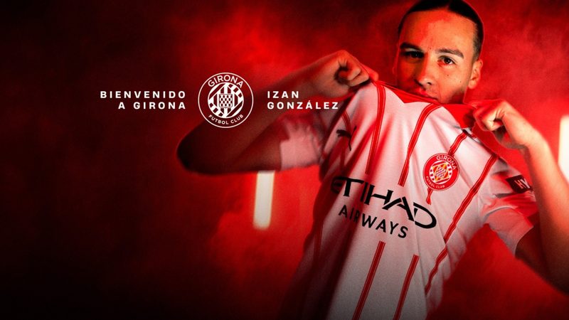 Izan González se une al Girona hasta 2029 para impulsar su regreso a Primera