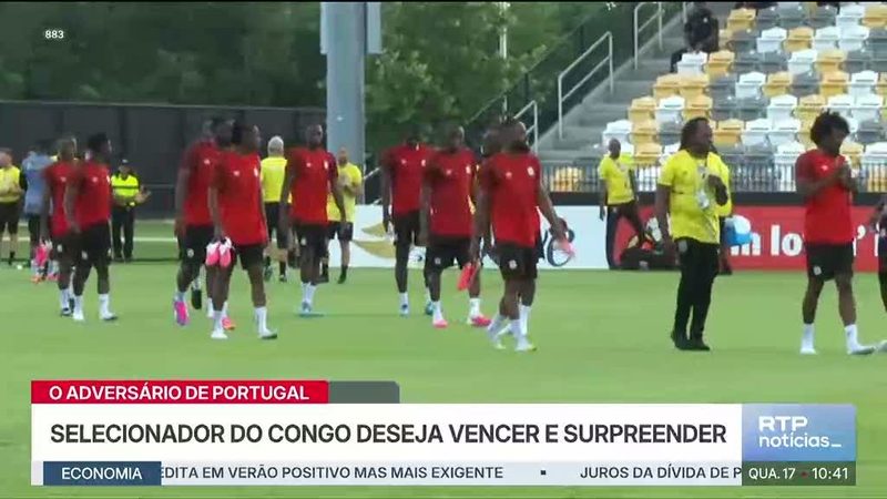 Congo busca vitória contra Portugal, mas reconhece favoritismo da seleção europeia