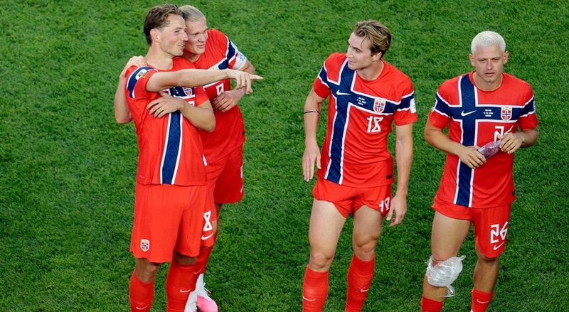 Erling Haaland brilha na goleada da Noruega sobre o Iraque na Copa do Mundo