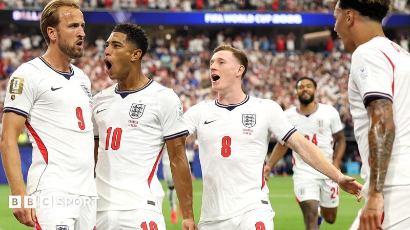 England's Young Stars Shine in Thrilling Clash Against Croatia