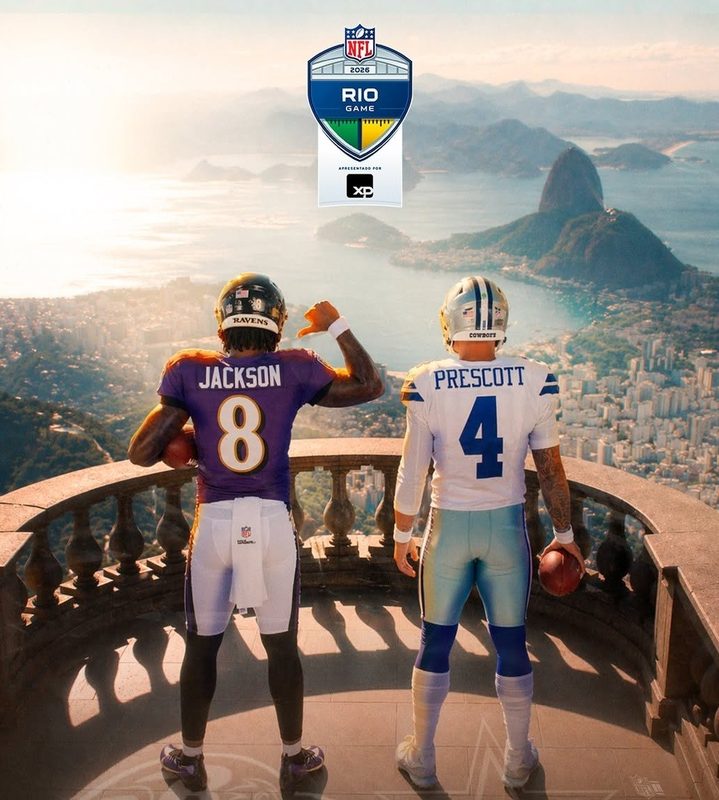 Ingressos para o NFL Rio Game entre Ravens e Cowboys são liberados