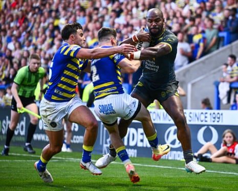 Leeds Rhinos Shine Bright with Sivo's Hat-Trick Against Warrington