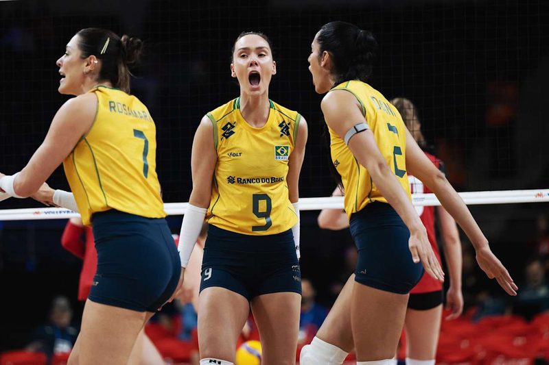 Brasil supera Bélgica no tie-break e mantém invencibilidade na Liga das Nações