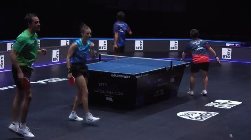 Dupla brasileira brilha e avança às quartas de final no WTT Eslovênia