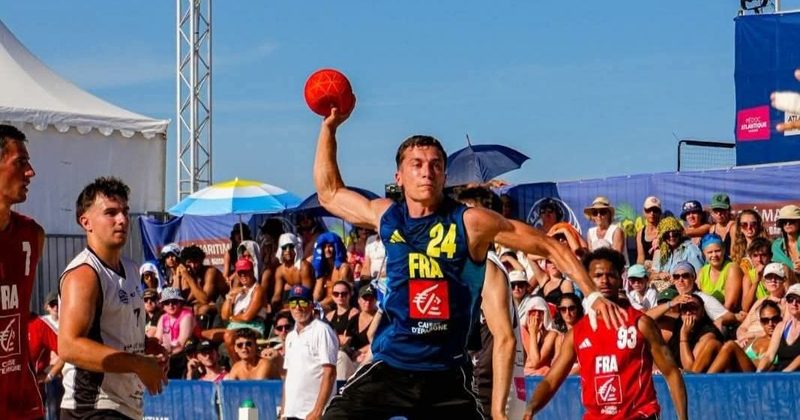 L’équipe de France de beach handball se prépare à Brive avant le Mondial