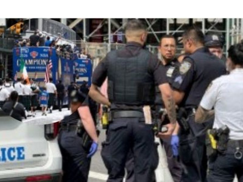 Celebración de los Knicks se torna caótica tras balacera en Times Square