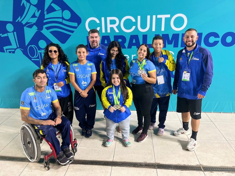 São José dos Campos brilha com dez medalhas na 1ª etapa do Circuito de Natação Paralímpico