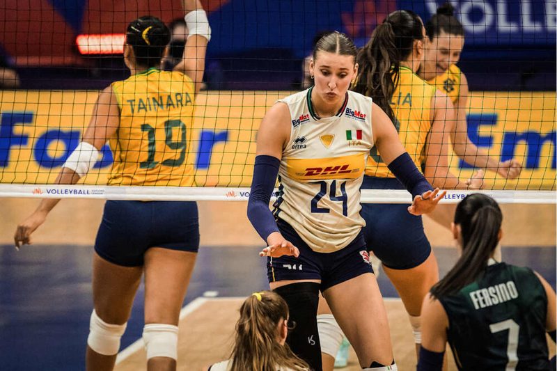 Italia-USA: le azzurre cercano la vittoria nella Nations League di volley femminile