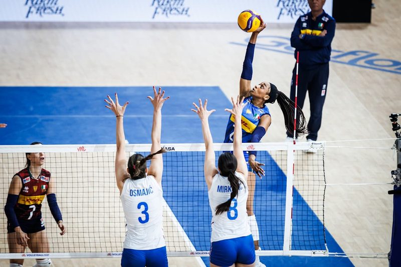 Italia e Stati Uniti si sfidano: finale olimpica in un match cruciale per la VNL