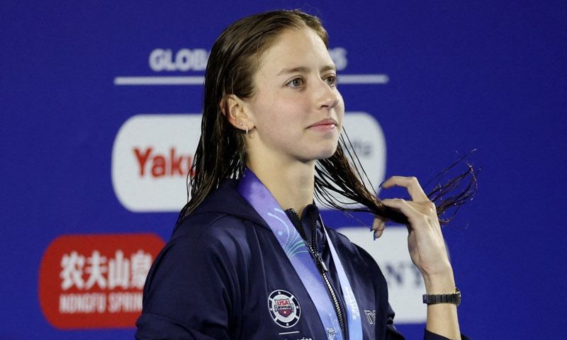 Kate Douglass bricht Weltrekord über 50 m Kraul in Indianapolis