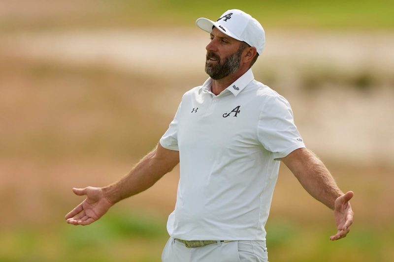 Dustin Johnson, un día de gloria y otro de pesadilla en el US Open