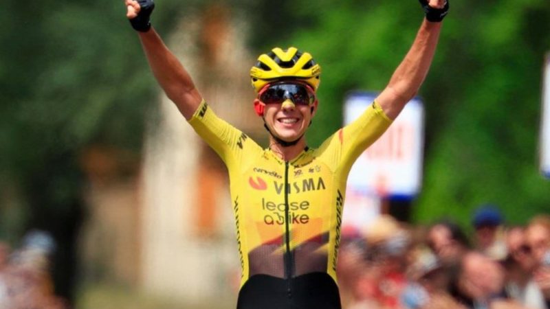 Davide Piganzoli se convierte en la gran sorpresa del Visma para el Tour de Francia