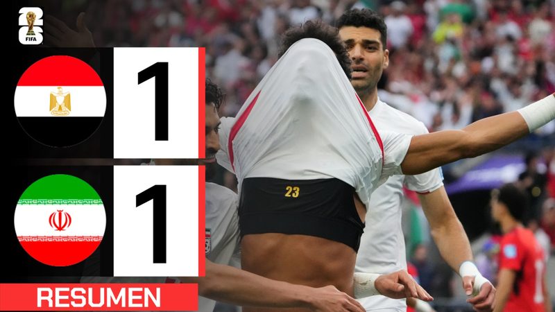 Egipto avanza mientras Irán queda fuera tras un emocionante duelo